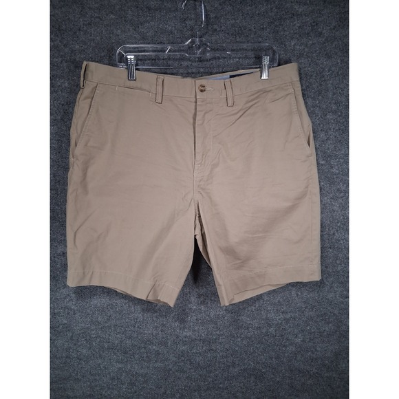 Polo Ralph Lauren Classic Fit 9" Chino Shorts Mens Size 36 Beige Casual - Picture 1 of 9